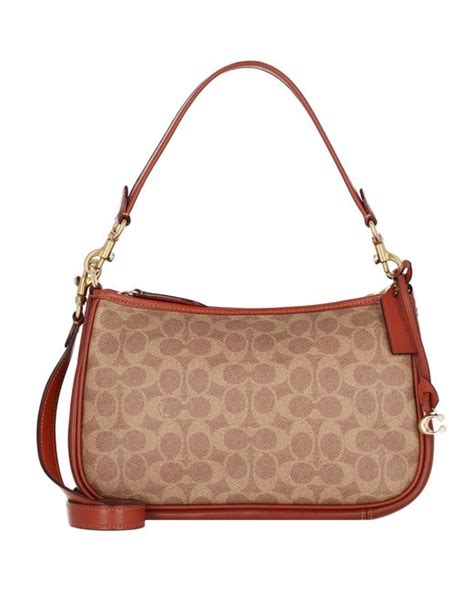 braune coach tasche